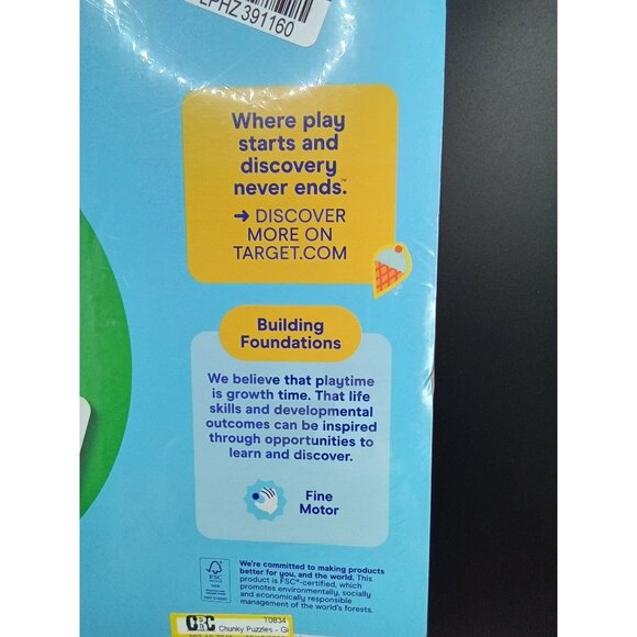 Gigglescape Chunky Puzzles 20-Piece Set Frog Rainbow Owl Apple Ages 3+ - Picture 5 of 6